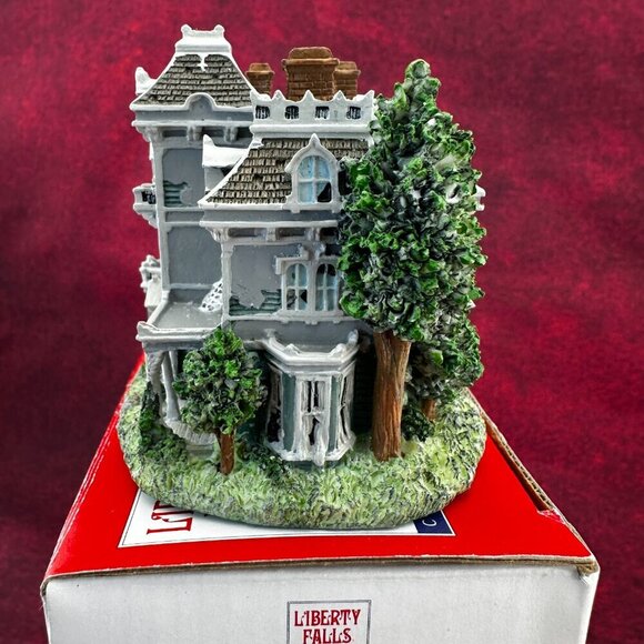 LIBERY FALLS AMERICANA COLLECTION " HOUNTED HOUSE" # AH227 NEW IN OPEN BOX - Picture 3 of 11